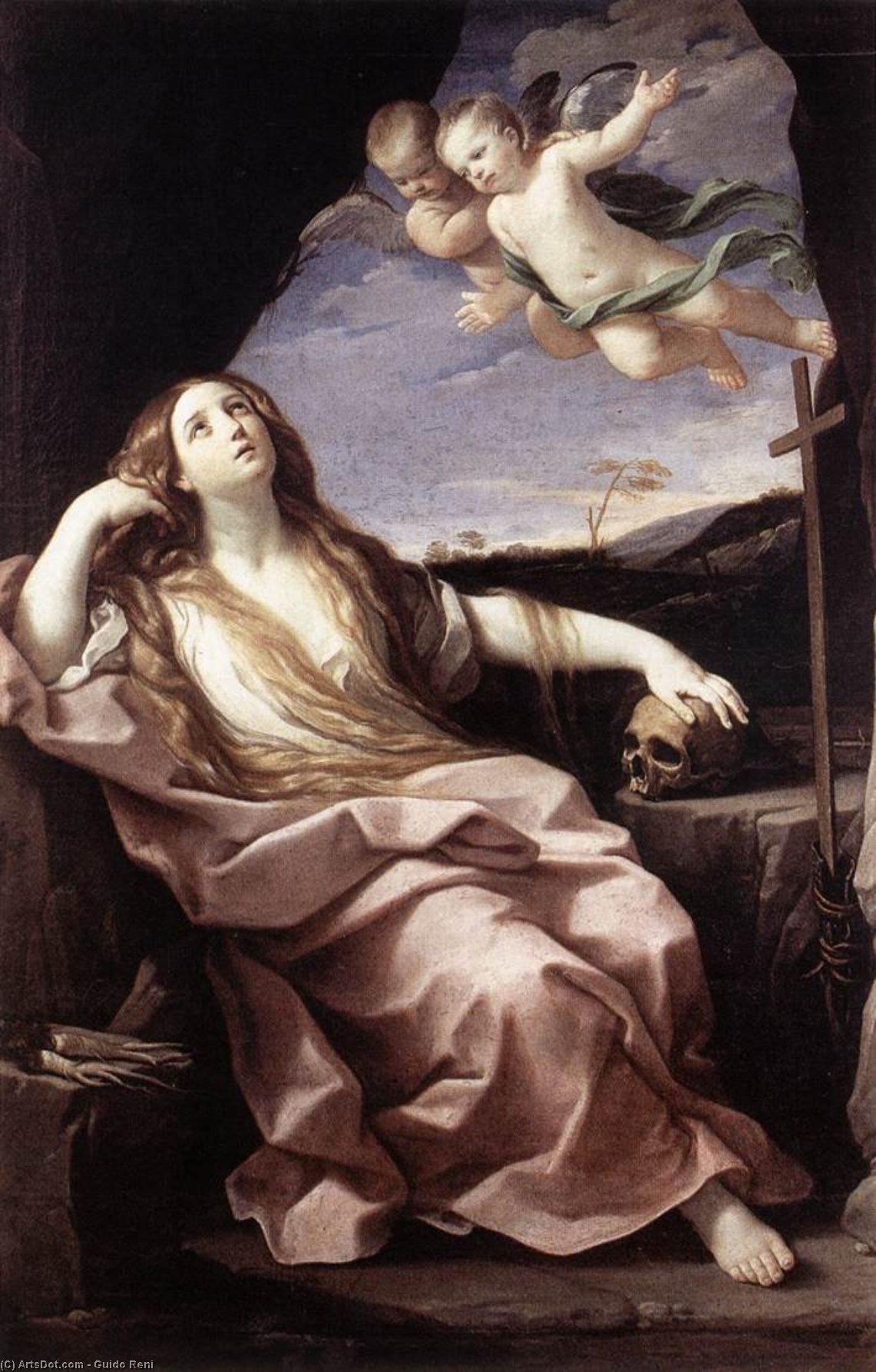Wikioo.org - The Encyclopedia of Fine Arts - Painting, Artwork by Reni Guido (Le Guide) - St Mary Magdalene
