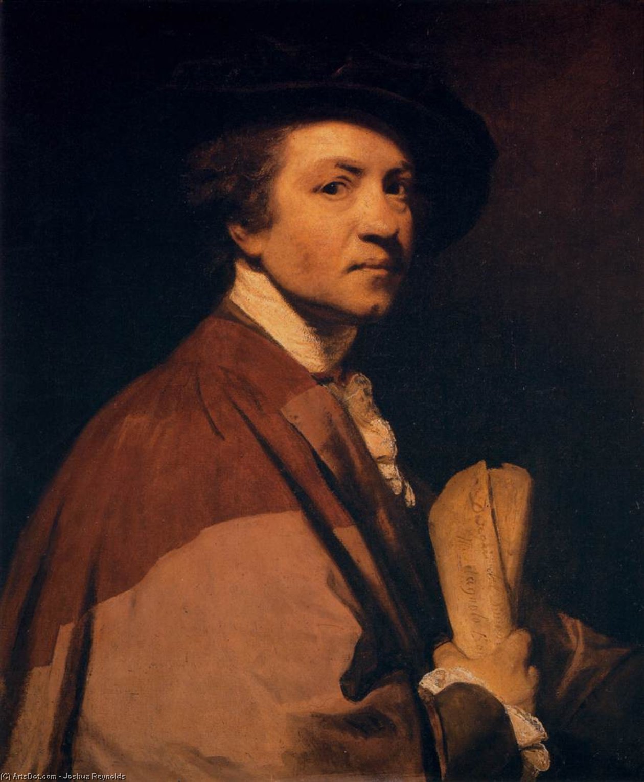WikiOO.org - Encyclopedia of Fine Arts - Målning, konstverk Joshua Reynolds - Self-Portrait