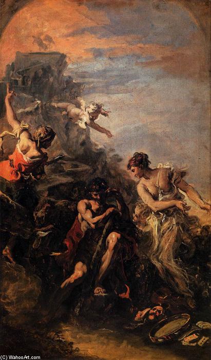 WikiOO.org - Encyclopedia of Fine Arts - Lukisan, Artwork Sebastiano Ricci - Hercules at the Crossroad