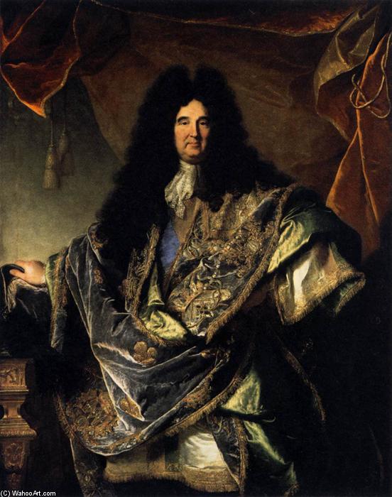 Wikioo.org - The Encyclopedia of Fine Arts - Painting, Artwork by Hyacinthe Rigaud - Portrait of Phillippe de Courcillon