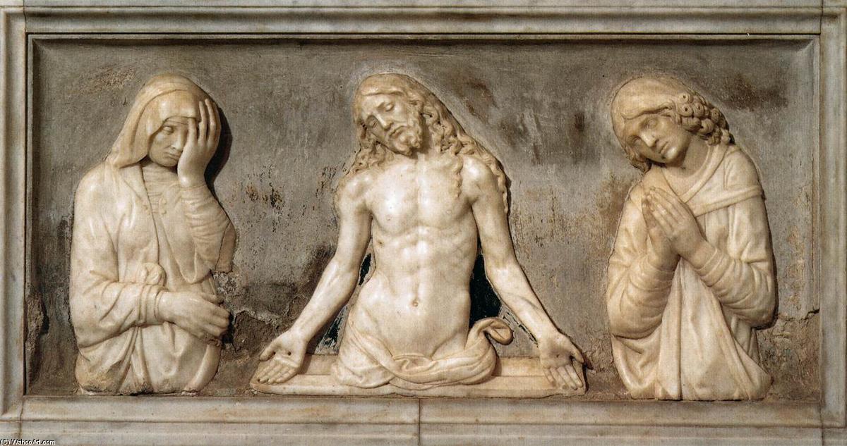 Wikioo.org – La Enciclopedia de las Bellas Artes - Pintura, Obras de arte de Andrea Della Robbia - Pietà