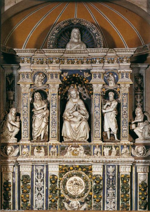 Wikioo.org - The Encyclopedia of Fine Arts - Painting, Artwork by Giovanni Della Robbia - Altarpiece
