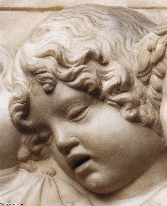 WikiOO.org - Encyclopedia of Fine Arts - Lukisan, Artwork Luca Della Robbia - Cantoria: third bottom relief (detail)