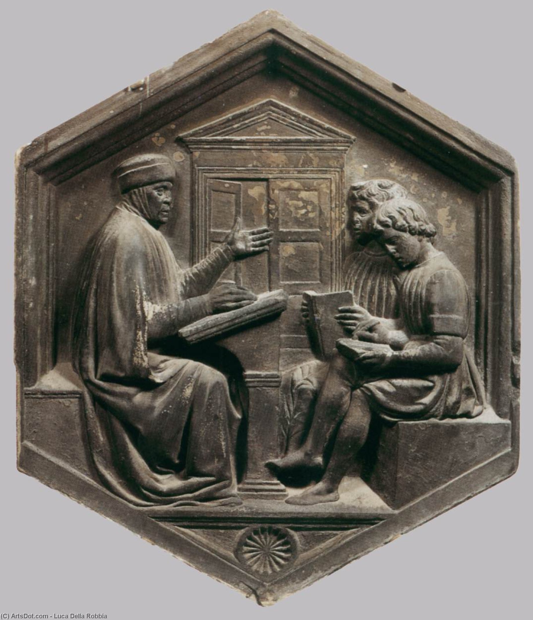 Wikioo.org - The Encyclopedia of Fine Arts - Painting, Artwork by Luca Della Robbia - Grammar