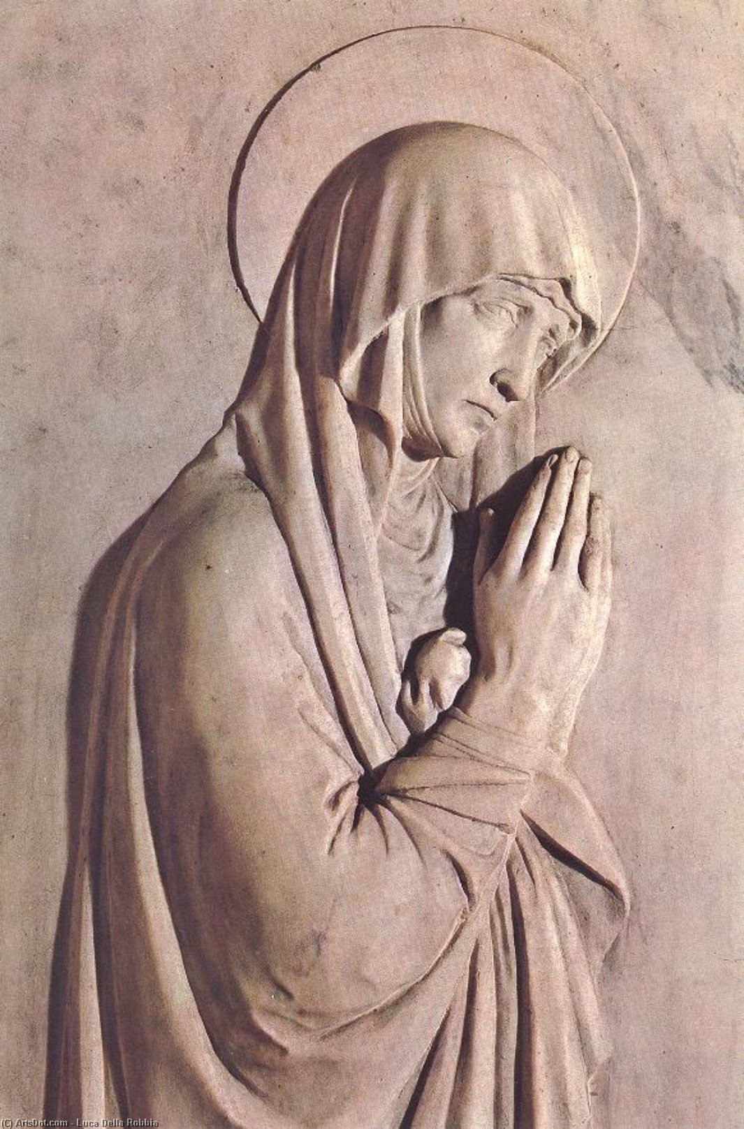Wikioo.org - The Encyclopedia of Fine Arts - Painting, Artwork by Luca Della Robbia - Monument to Bishop Benozzo Federighi (detail)