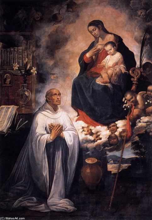 WikiOO.org - אנציקלופדיה לאמנויות יפות - ציור, יצירות אמנות Juan De Las Roelas - Vision of St Bernard