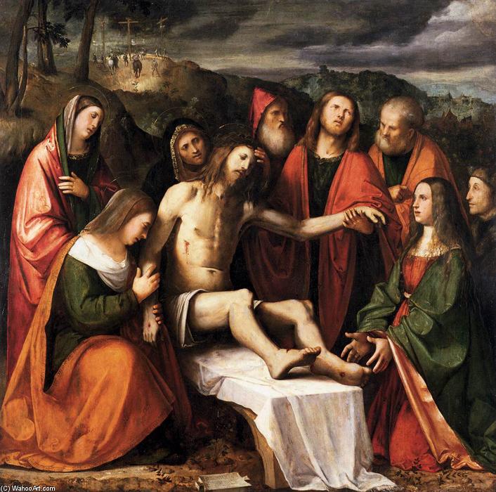 WikiOO.org - אנציקלופדיה לאמנויות יפות - ציור, יצירות אמנות Girolamo Romanino - Pietà