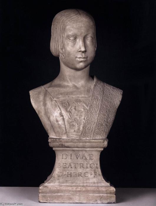 WikiOO.org - Enciklopedija dailės - Tapyba, meno kuriniai Giovanni Cristoforo Romano - Beatrice d'Este