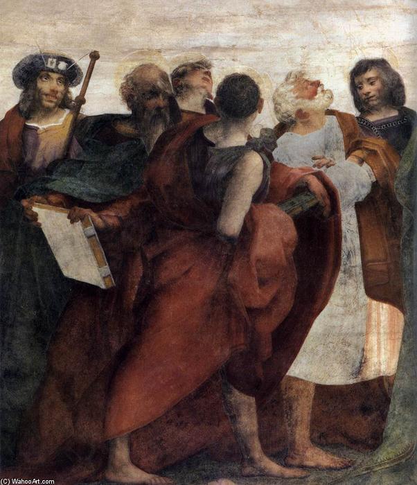 WikiOO.org - אנציקלופדיה לאמנויות יפות - ציור, יצירות אמנות Rosso Fiorentino - Assumption of the Virgin (detail)