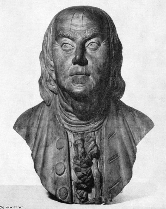 Wikioo.org - The Encyclopedia of Fine Arts - Painting, Artwork by William Rush - Bust of Benjamin Franklin