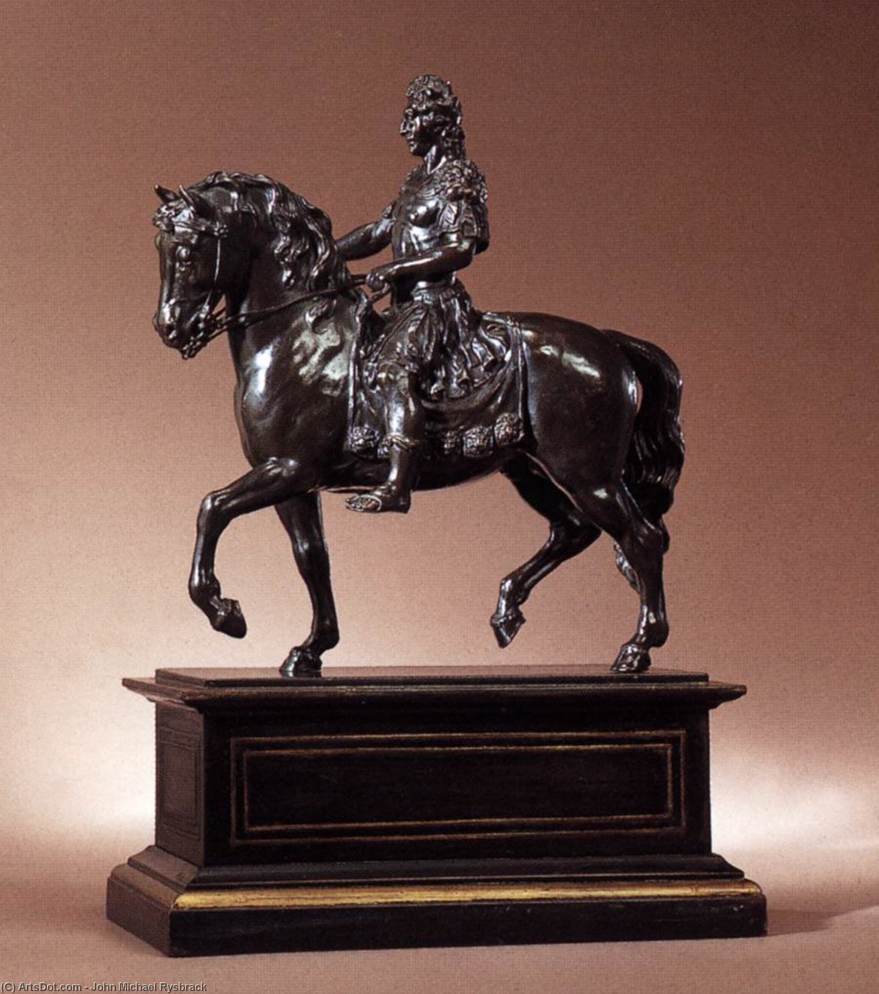 Wikioo.org - Bách khoa toàn thư về mỹ thuật - Vẽ tranh, Tác phẩm nghệ thuật John Michael Rysbrack - Equestrian Statue of King William III