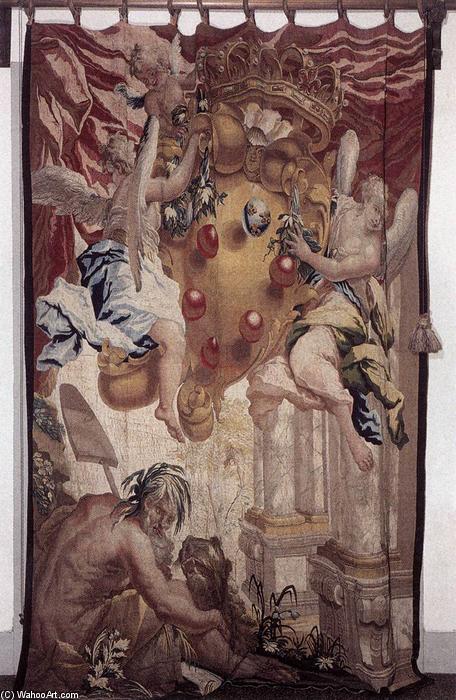 Wikioo.org - The Encyclopedia of Fine Arts - Painting, Artwork by Giovanni Camillo Sagrestani - Door hanging