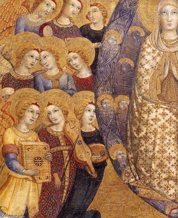 Wikioo.org - สารานุกรมวิจิตรศิลป์ - จิตรกรรม Sano Di Pietro - Assumption of the Virgin (detail)