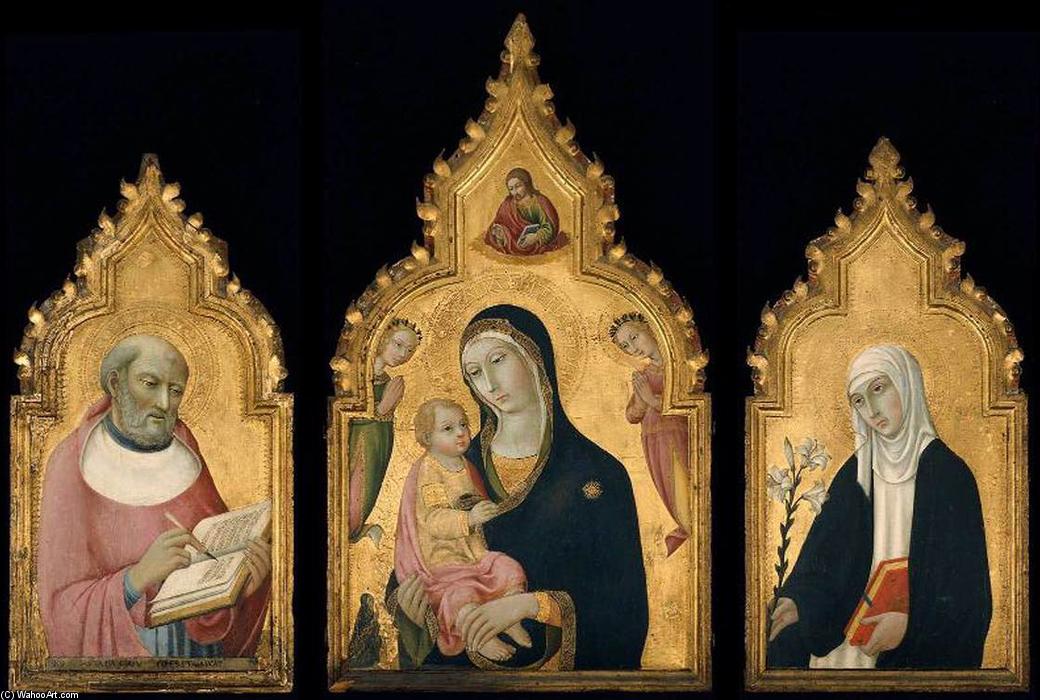 WikiOO.org - Encyclopedia of Fine Arts - Festés, Grafika Sano Di Pietro - Triptych