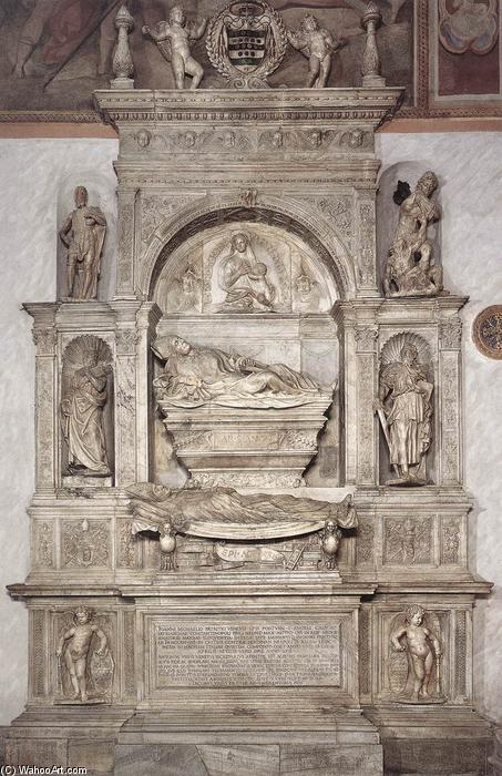 WikiOO.org - Enciclopédia das Belas Artes - Pintura, Arte por Jacopo Sansovino - Double Tomb of Antonio Orso and Cardinal Giovanni Michiel