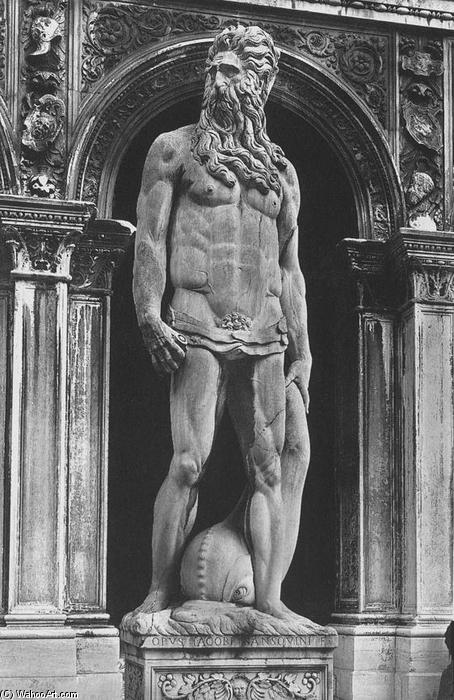 Wikioo.org - สารานุกรมวิจิตรศิลป์ - จิตรกรรม Jacopo Sansovino - Neptune
