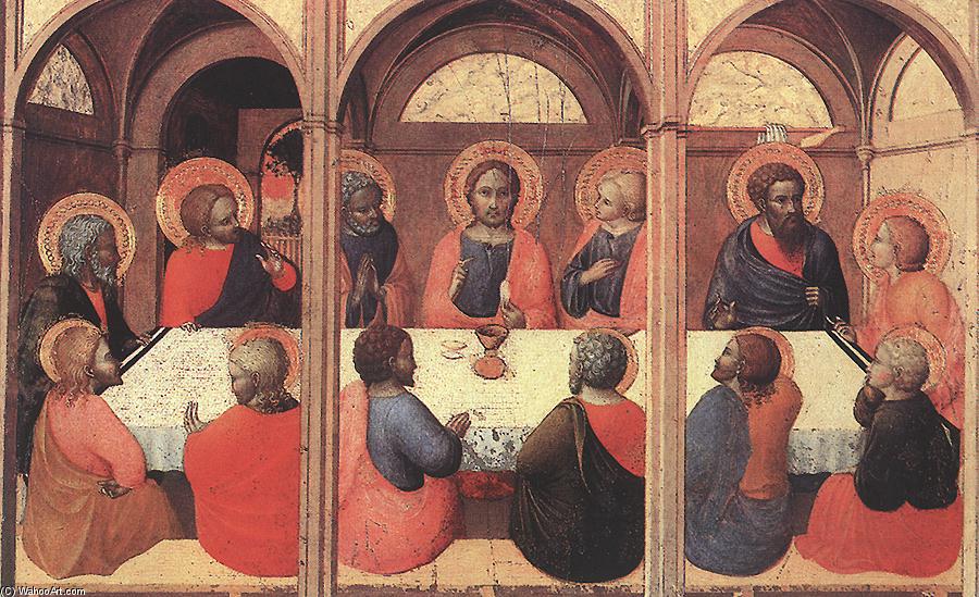 WikiOO.org - Encyclopedia of Fine Arts - Maľba, Artwork Sassetta (Stefano Di Giovanni) - The Last Supper