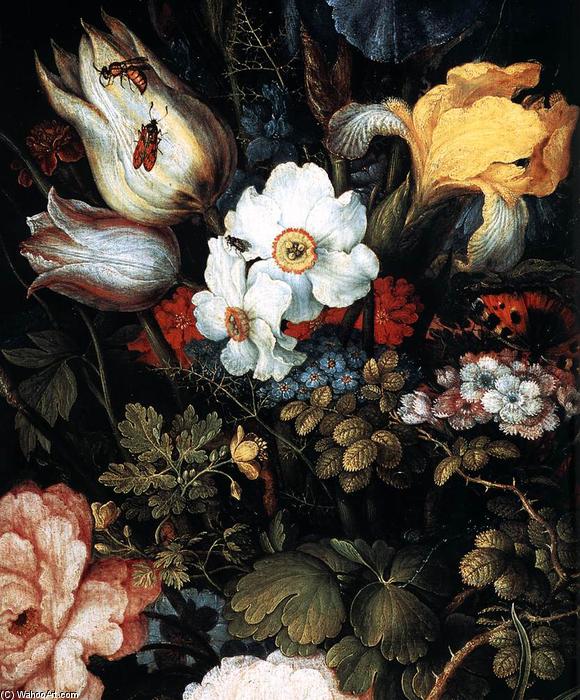 WikiOO.org - Güzel Sanatlar Ansiklopedisi - Resim, Resimler Roelandt Savery - Bouquet of Flowers (detail)