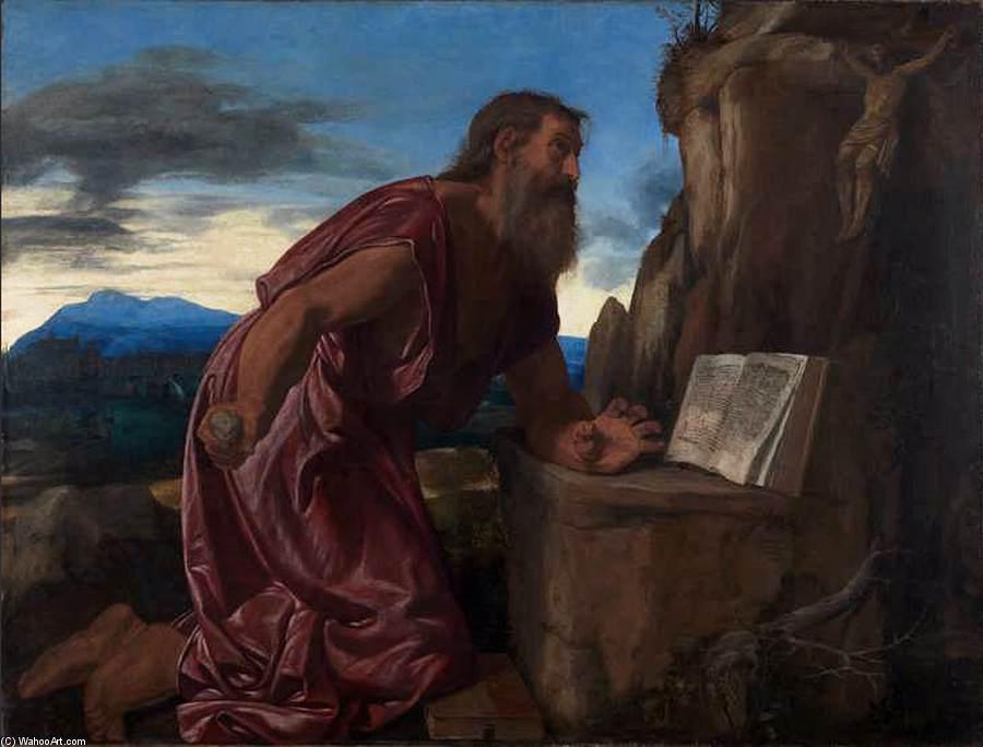 Wikioo.org - The Encyclopedia of Fine Arts - Painting, Artwork by Giovanni Girolamo Savoldo - St Jerome