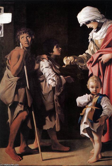 WikiOO.org - Encyclopedia of Fine Arts - Maleri, Artwork Bartolomeo Schedoni - The Charity