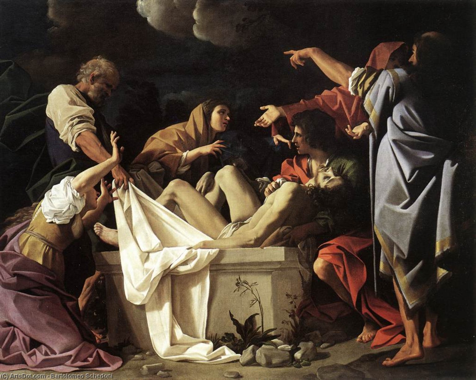 Wikioo.org - The Encyclopedia of Fine Arts - Painting, Artwork by Bartolomeo Schedoni - The Deposition