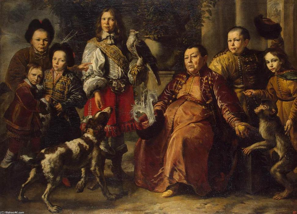 WikiOO.org - Encyclopedia of Fine Arts - Lukisan, Artwork Daniel Ii Schultz - Family Portrait