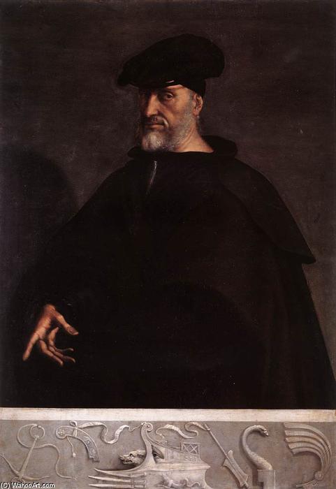 WikiOO.org - Енциклопедия за изящни изкуства - Живопис, Произведения на изкуството Sebastiano Del Piombo - Portrait of Andrea Doria