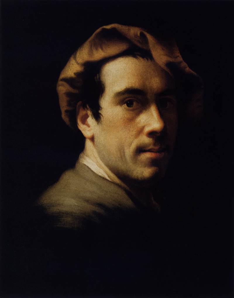 Wikioo.org - The Encyclopedia of Fine Arts - Painting, Artwork by Christian Seybold - Self-Portrait as a Young Man