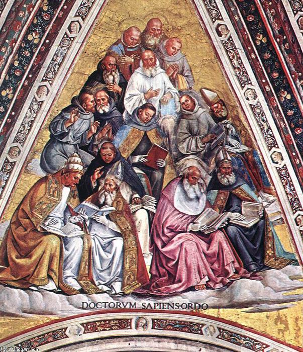 WikiOO.org - Encyclopedia of Fine Arts - Maľba, Artwork Luca Signorelli - Doctors of the Church