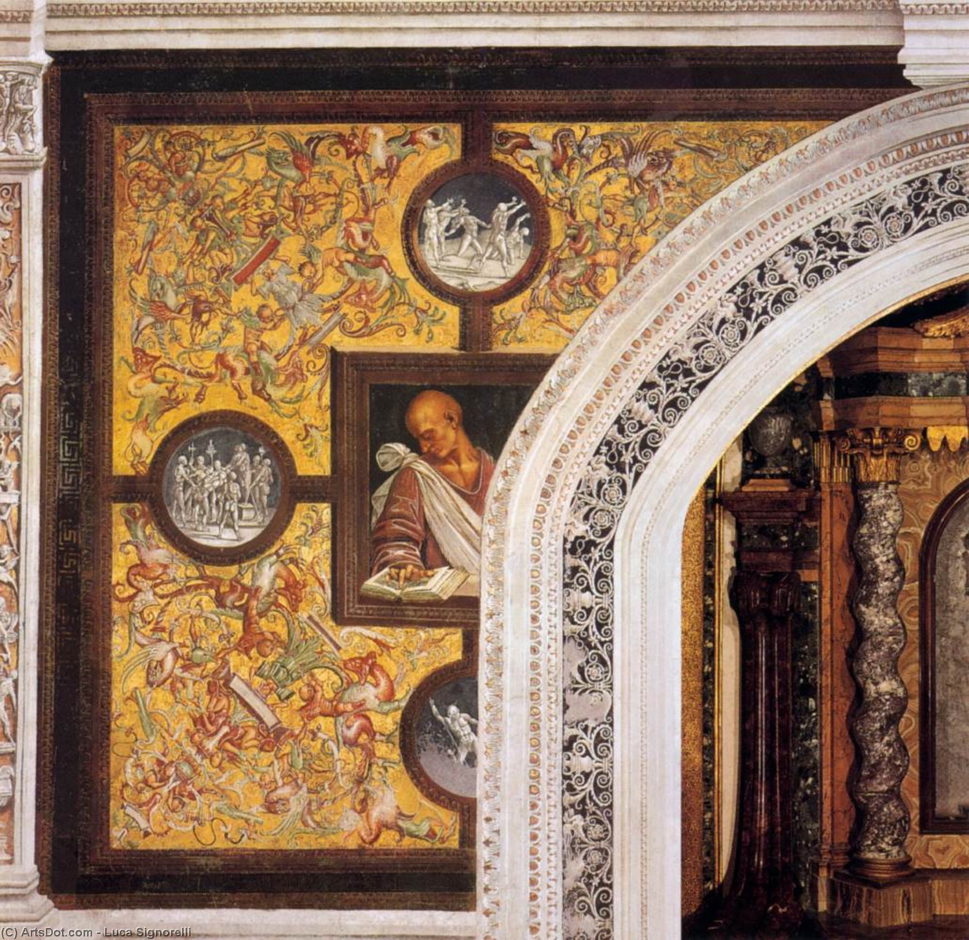 Wikioo.org - The Encyclopedia of Fine Arts - Painting, Artwork by Luca Signorelli - Sallust