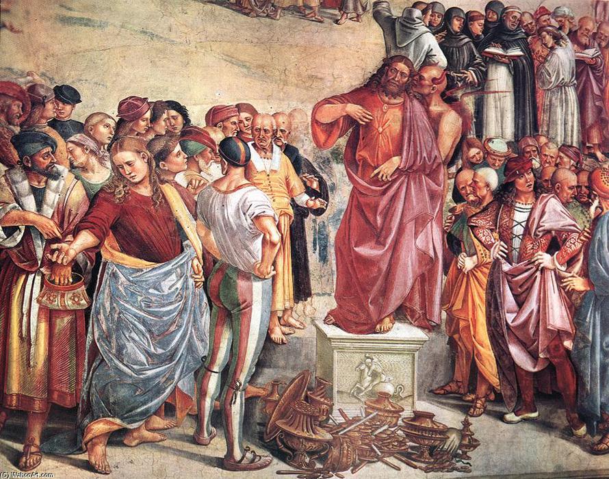 Wikioo.org - The Encyclopedia of Fine Arts - Painting, Artwork by Luca Signorelli - Sermon and Deeds of the Antichrist (detail) (8)