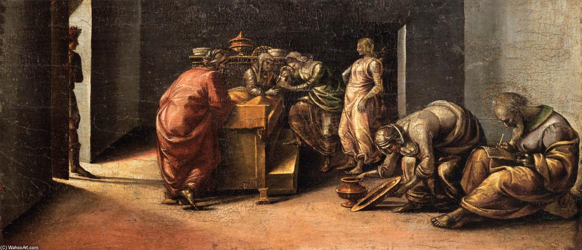 WikiOO.org - Encyclopedia of Fine Arts - Maalaus, taideteos Luca Signorelli - The Birth of St John the Baptist