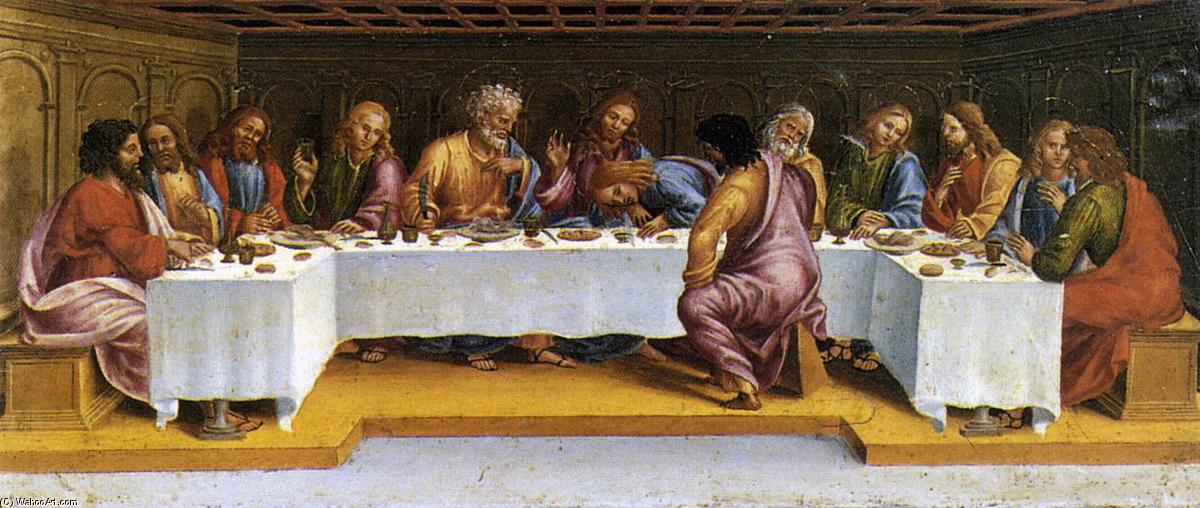 WikiOO.org - Енциклопедия за изящни изкуства - Живопис, Произведения на изкуството Luca Signorelli - The Last Supper