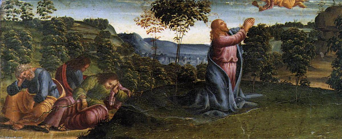 Wikioo.org - The Encyclopedia of Fine Arts - Painting, Artwork by Luca Signorelli - The Prayer in the Garden.