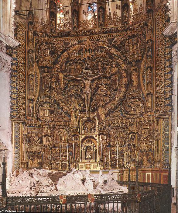 Wikioo.org – La Enciclopedia de las Bellas Artes - Pintura, Obras de arte de Gil De Siloe - Altar Mayor