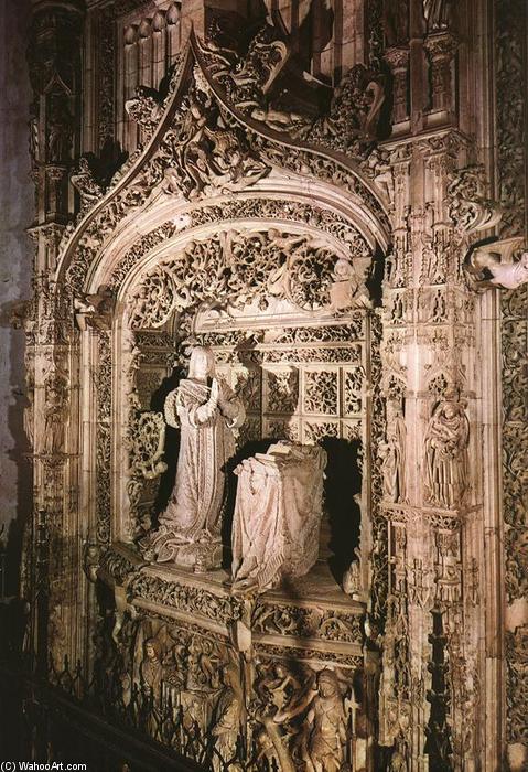 Wikioo.org - The Encyclopedia of Fine Arts - Painting, Artwork by Gil De Siloe - Tomb of Infante Alfonso