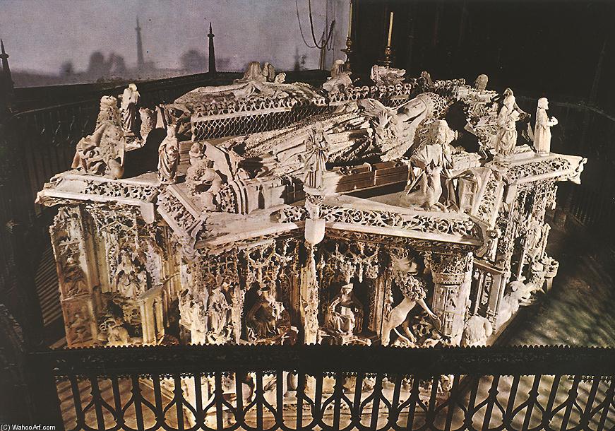 Wikioo.org - The Encyclopedia of Fine Arts - Painting, Artwork by Gil De Siloe - Tomb of Juan II of Castile and Isabel of Portugal
