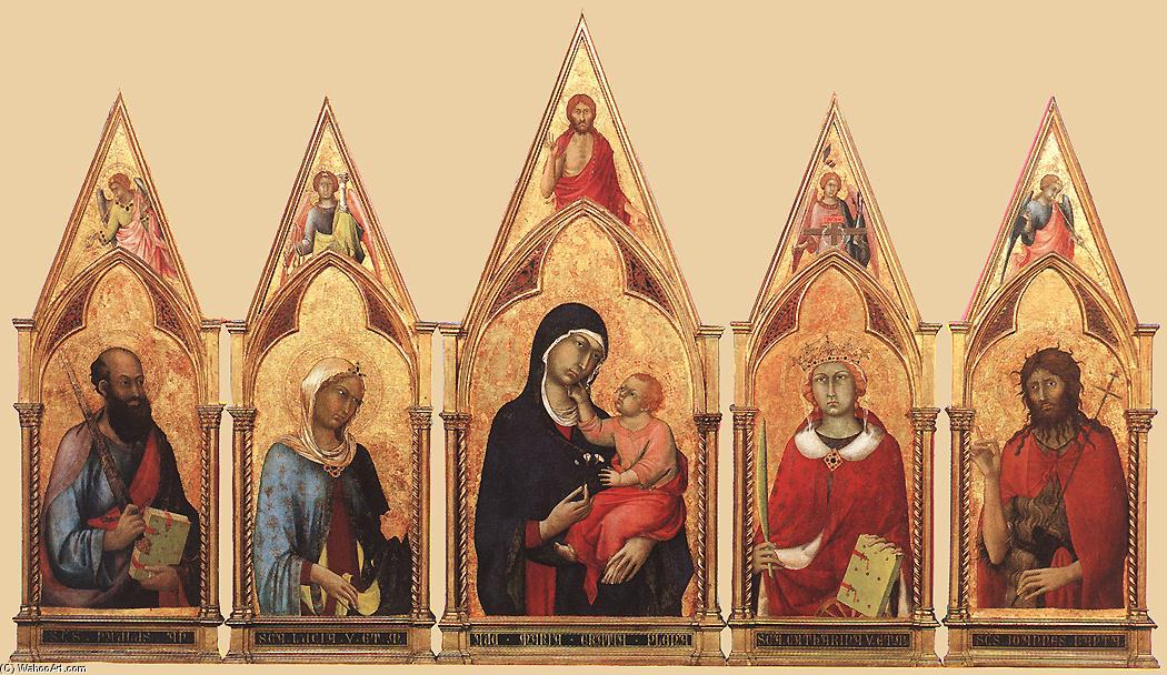 Wikioo.org - The Encyclopedia of Fine Arts - Painting, Artwork by Simone Martini - Boston Polyptych