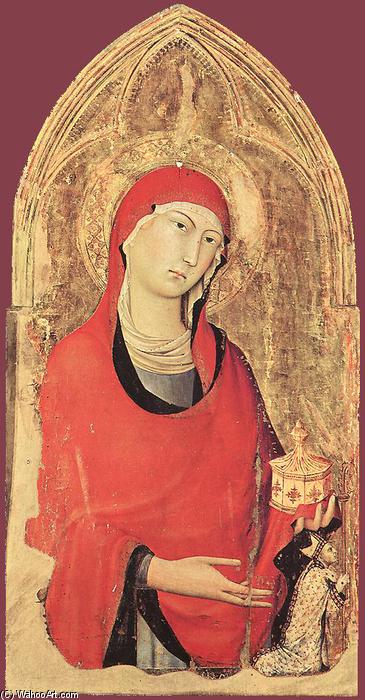 Wikioo.org – La Enciclopedia de las Bellas Artes - Pintura, Obras de arte de Simone Martini - Orvieto Políptico ( detalle )