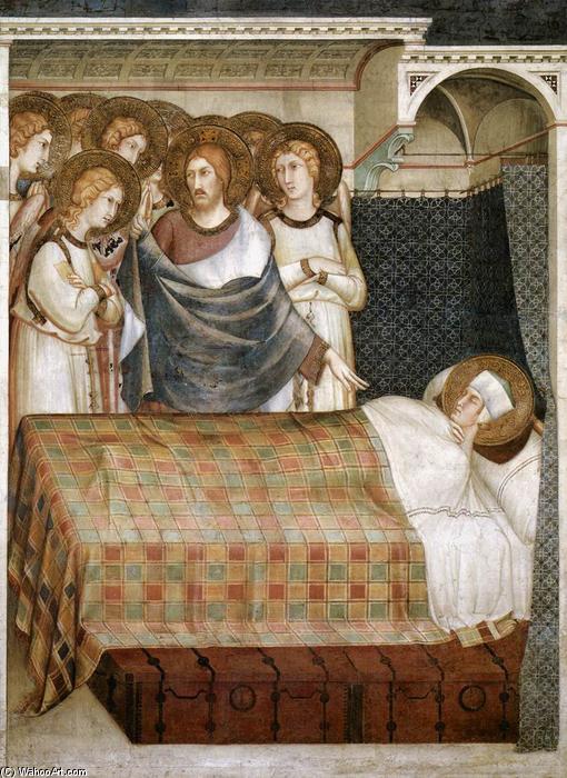 WikiOO.org - Enciclopedia of Fine Arts - Pictura, lucrări de artă Simone Martini - The Dream of St. Martin (scene 2)