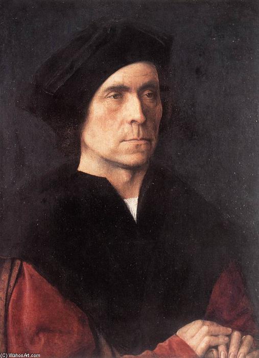 Wikioo.org - The Encyclopedia of Fine Arts - Painting, Artwork by Michel Sittow (Master Michiel) - Portrait of a Man