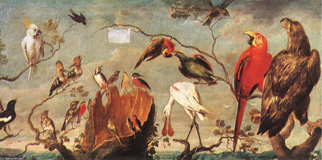 Wikioo.org – L'Enciclopedia delle Belle Arti - Pittura, Opere di Frans Snyders - concerto di uccelli
