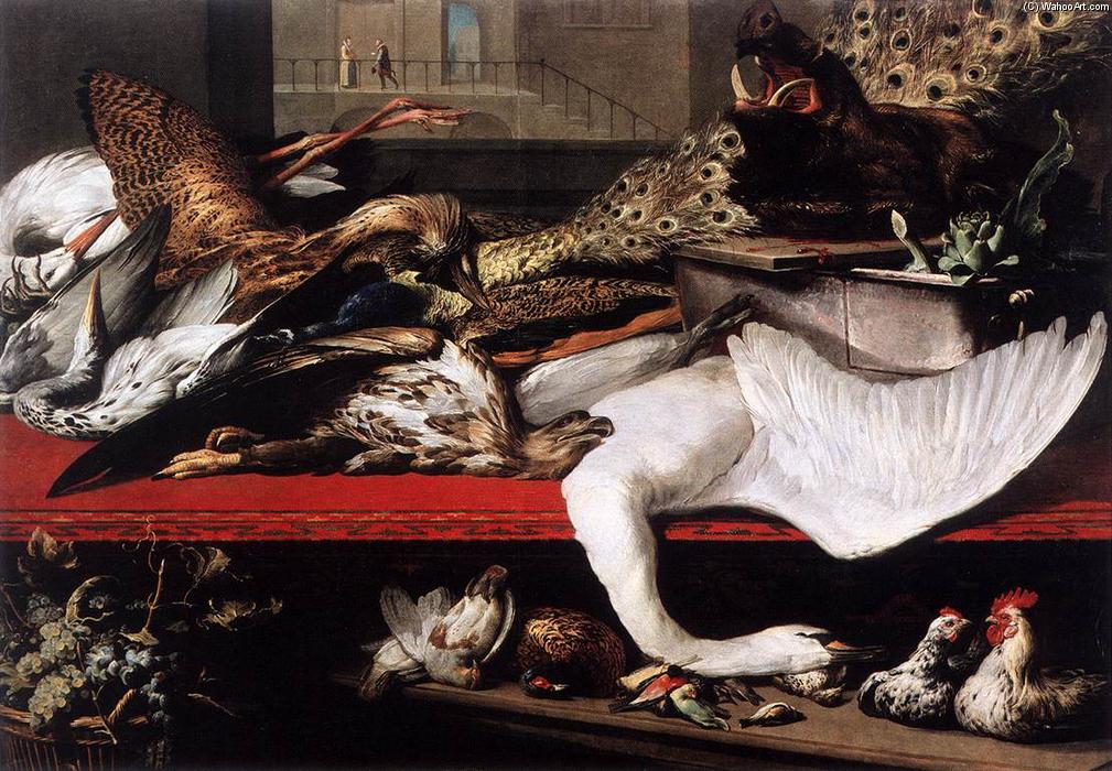 Wikioo.org - The Encyclopedia of Fine Arts - Painting, Artwork by Frans Snyders - Still-Life with Fowl and Game