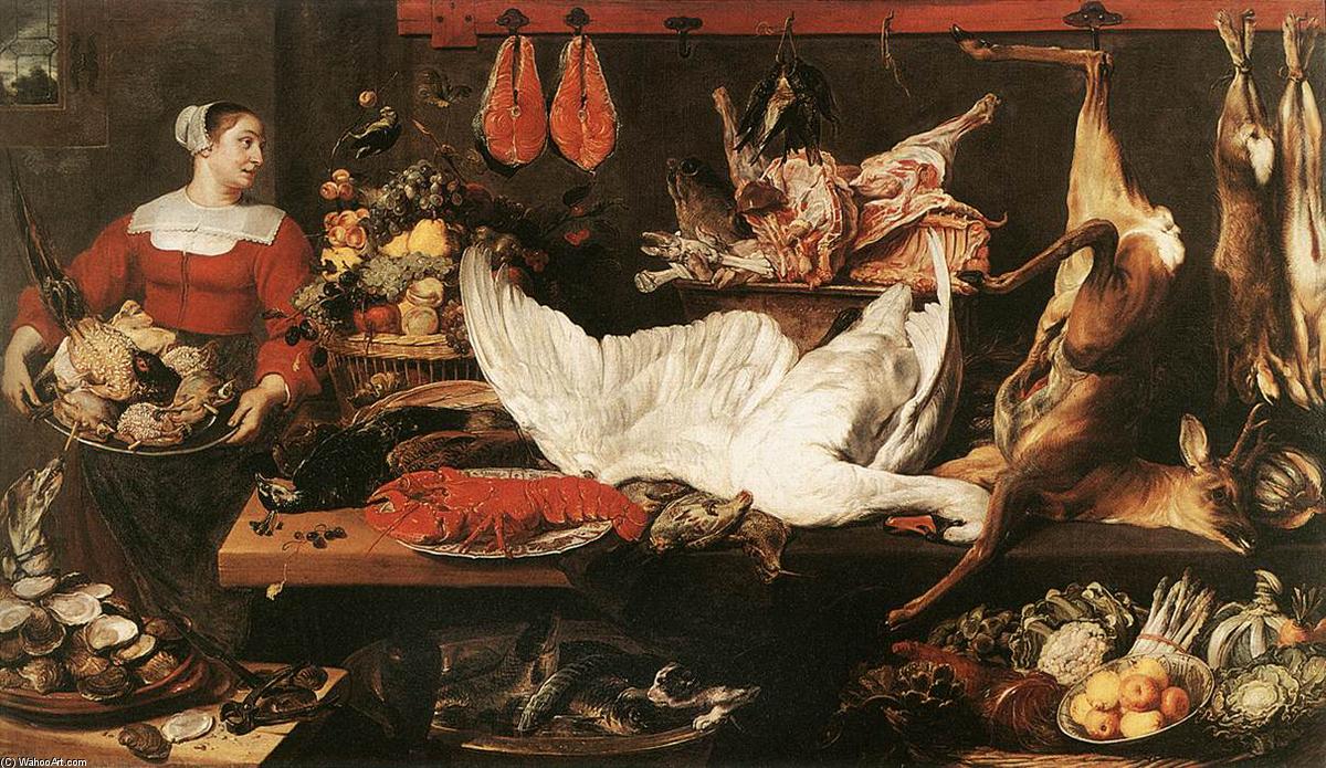 Wikioo.org - The Encyclopedia of Fine Arts - Painting, Artwork by Frans Snyders - The Pantry