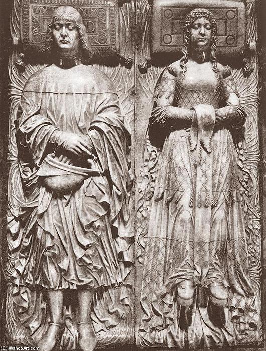 WikiOO.org - Encyclopedia of Fine Arts - Lukisan, Artwork Cristoforo Solari - Effigies of Lodovico Sforza and Beatrice d'Este
