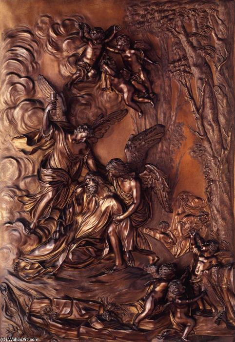 WikiOO.org - Encyclopedia of Fine Arts - Maalaus, taideteos Massimiliano Soldani Benzi - Christ on the Mount of Olives
