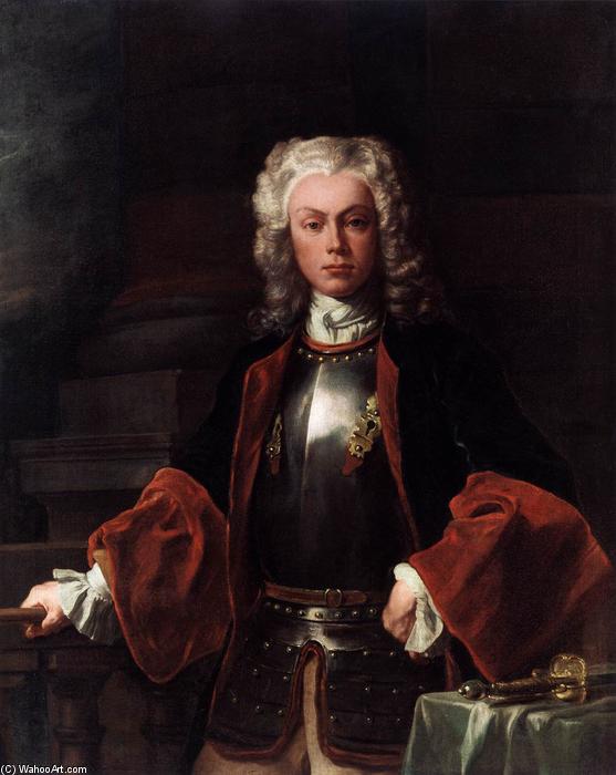 WikiOO.org - 백과 사전 - 회화, 삽화 Francesco Solimena - Portrait of Prince Joseph Wenzel von Liechtenstein