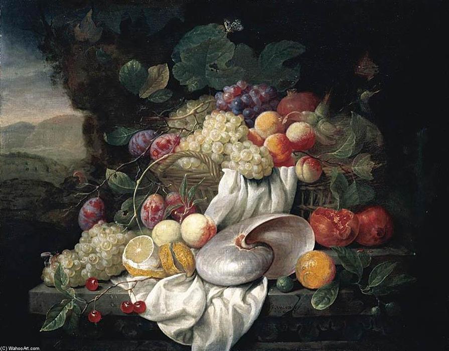 Wikioo.org - The Encyclopedia of Fine Arts - Painting, Artwork by Joris Van Son - Still-Life of Fruit