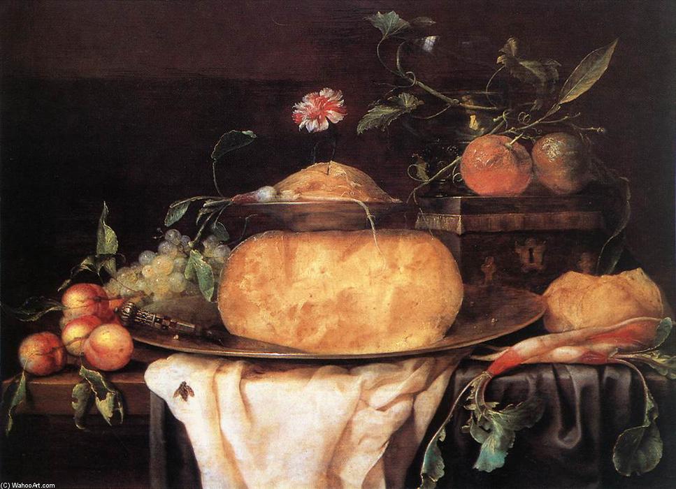 Wikioo.org - The Encyclopedia of Fine Arts - Painting, Artwork by Joris Van Son - Still-Life with Cheese