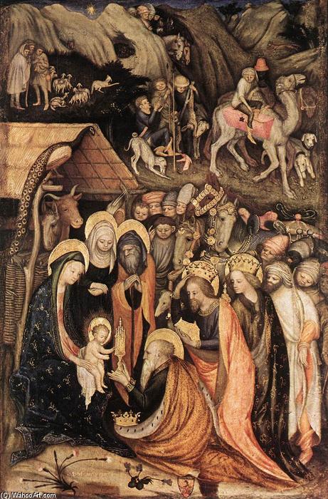 WikiOO.org - Encyclopedia of Fine Arts - Målning, konstverk Stefano Da Zevio - Adoration of the Magi